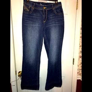 Lane Bryant Genuine Fit SlimBoot Jeans Sz 18